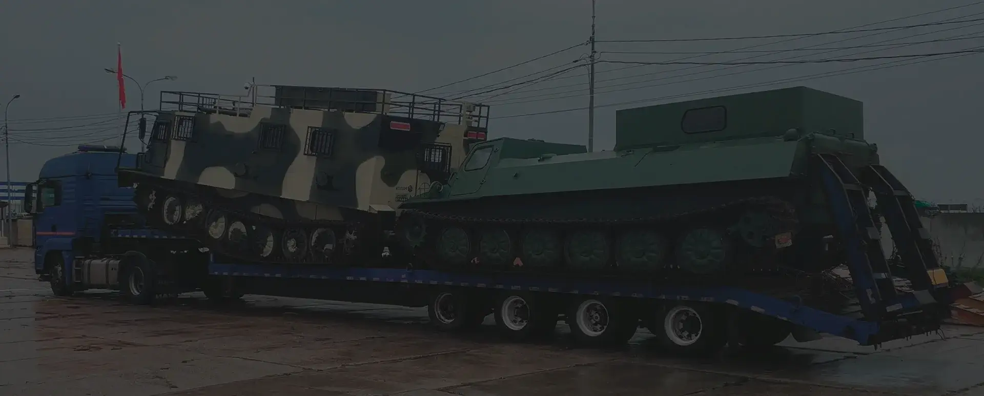 Транспортировка танков и ракет в рабочем поселке Вожега (Северо-Западный округ - Вологодская область) с соблюдением секретности.